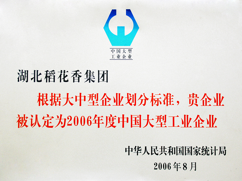2006年8月，918博天堂官方网站集团被国家统计局认定为”中国大型工业企业“